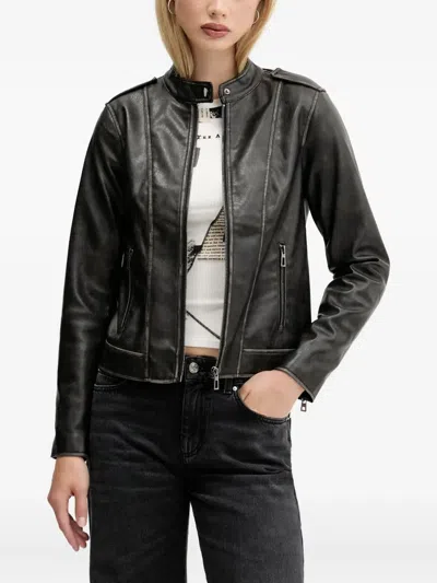Desigual Zip-fastening Jacket In Black