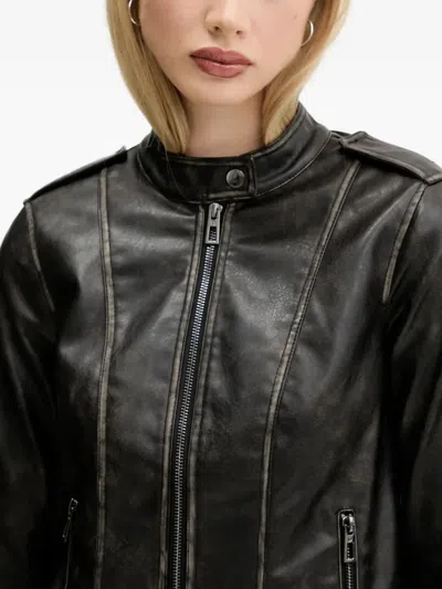 Desigual Zip-fastening Jacket In Black