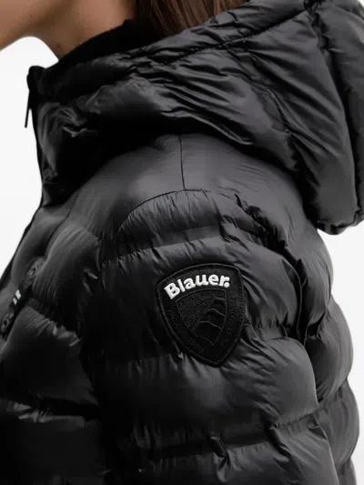 Blauer Ellis Hooded Padded Jacket In Black