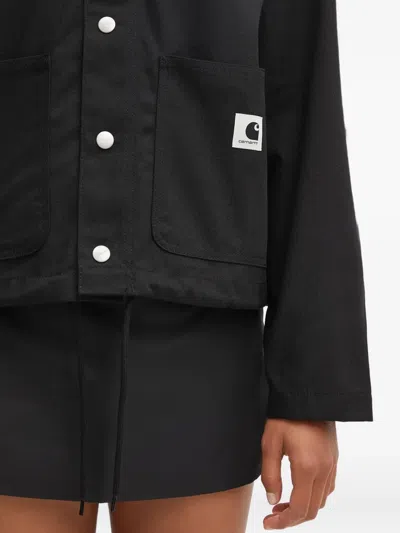 Carhartt Simple Button Jacket In Black