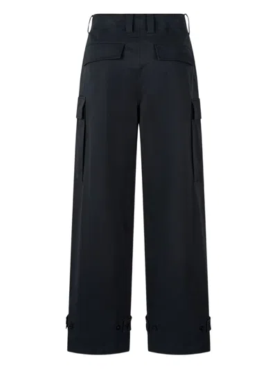 Studio Tomboy Cargo-pockets Trousers In Black