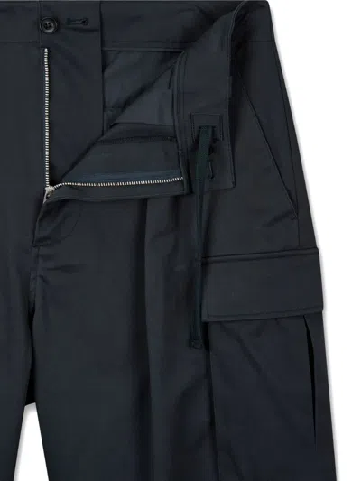 Studio Tomboy Cargo-pockets Trousers In Black