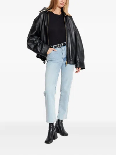 Frame Denim The Reboot Lark Crop Jean In Blue