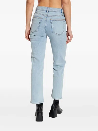 Frame Denim The Reboot Lark Crop Jean In Blue