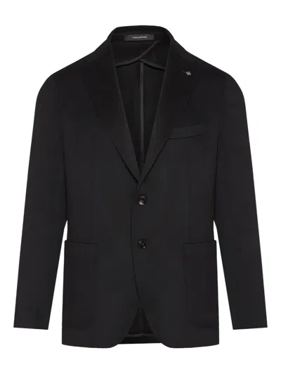 Tagliatore Button Single-breasted Jacket In Black