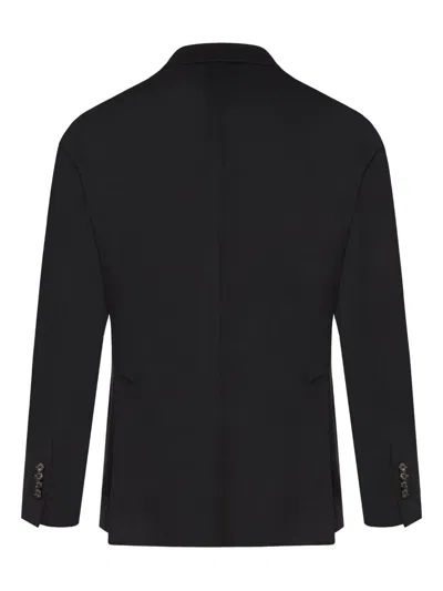 Tagliatore Button Single-breasted Jacket In Black