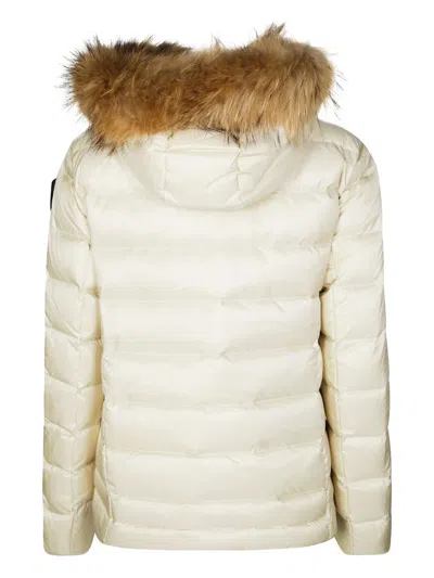 Blauer Arcadia Fur-hooded Puffer Jacket In White