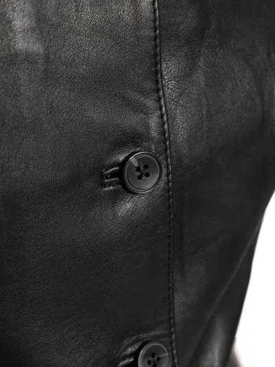 Samsoe & Samsoe Salco Buttoned-up Top In Black