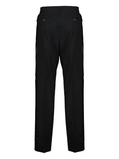 Moschino Belt Loop Casual Pants In Black