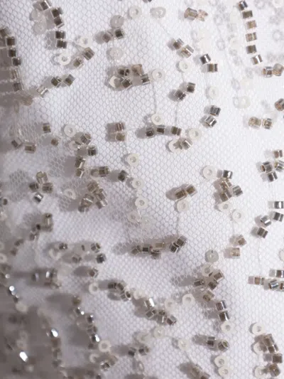 Samsoe & Samsoe Samally Beaded-detail Top In Neutral