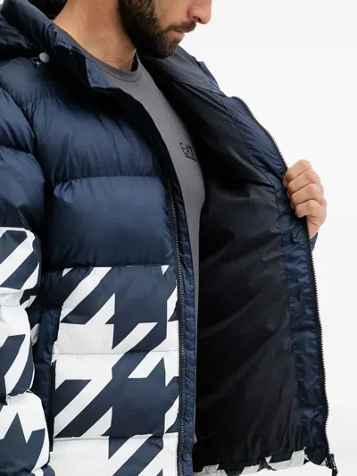 Helly Hansen Oslo Graphic-print Puffer Jacket In Blue