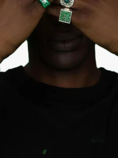 Veert Square Ring In Brown