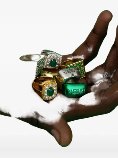 Veert Square Ring In Brown