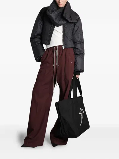Rick Owens Drkshdw Zip Drawstring Trousers In Multi