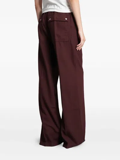 Rick Owens Drkshdw Zip Drawstring Trousers In Multi