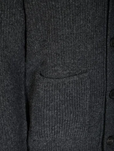 Filippo De Laurentiis Buttoned Cardigan In Gray