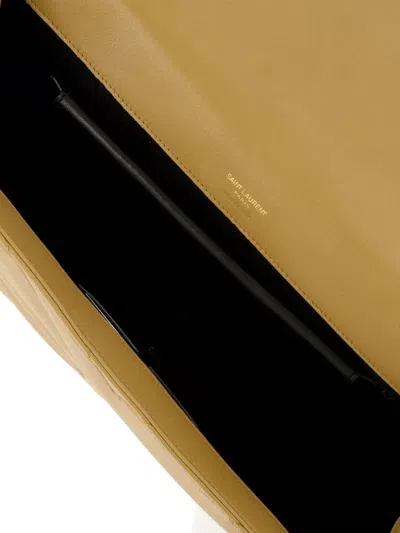 Saint Laurent Loulou Medium Shoulder Bag In Nude