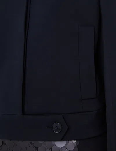 Joseph Abbe Tailored Crepe Jacket In Black