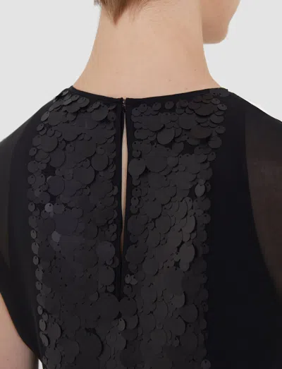 Joseph Boulle Two-piece Chiffon Sequin Dress In Black