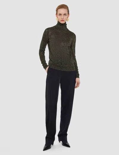 Joseph Leblanc Lurex Knit Jumper In Black