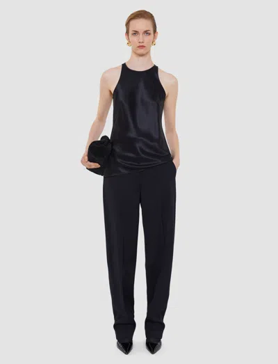 Joseph Ritz Double Satin Top In Black