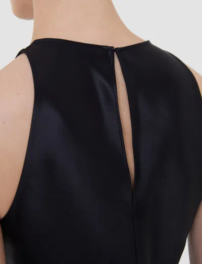 Joseph Ritz Double Satin Top In Black