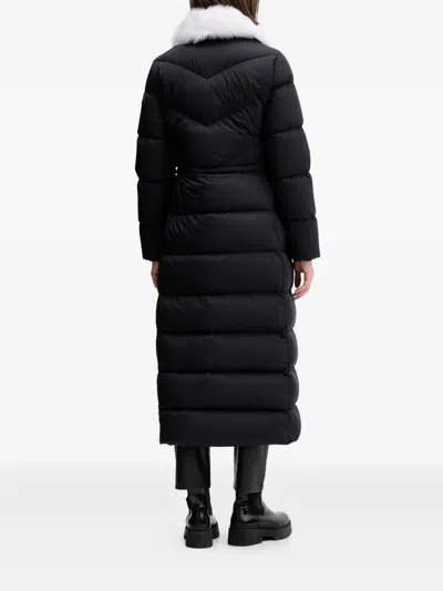 Moose Knuckles Long-sleeve Coat In Black