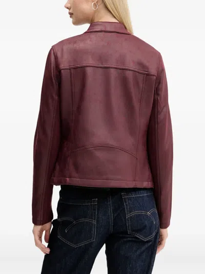 Desigual Zip-fastening Jacket In Red