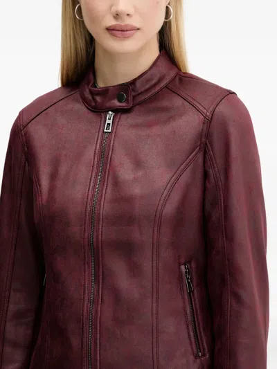 Desigual Zip-fastening Jacket In Red