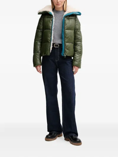 Save The Duck Padded Jacket In Green