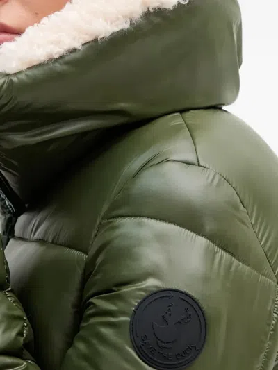 Save The Duck Padded Jacket In Green