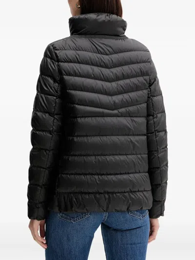 Geox Quilted Jacket In Black
