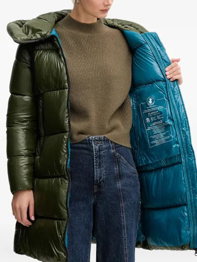 Save The Duck Isabel Padded Coat In Green