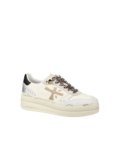 Premiata Sneakers Micol Beige In Neutral