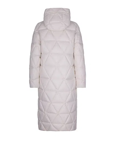 K-way Quilted Thermo Microfiber Coat With Adjustable Hood In Multi