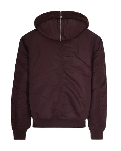 Carhartt Medium-weight Nylon Bomber Jacket With Detachable Fleece Flap In Multi