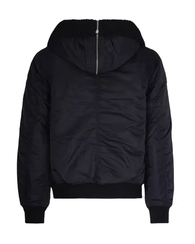 Carhartt Water-repellent Nylon Bomber Jacket With Adjustable Hood