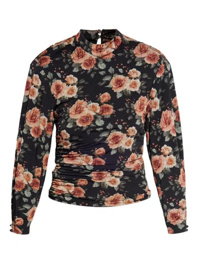 Iro Floral-print Gathered Top In Multi
