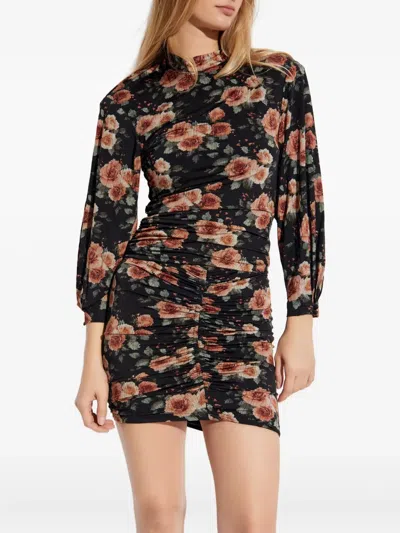 Iro Floral-print Gathered Top In Multi