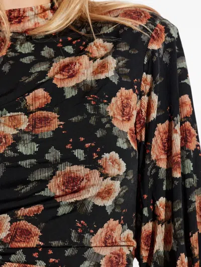 Iro Floral-print Gathered Top In Multi