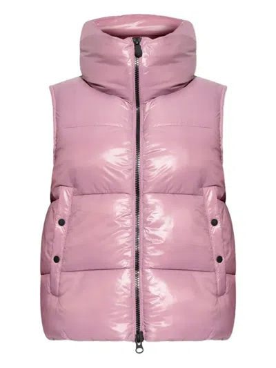 Save The Duck Ama Funnel-neck Jacket In Pink