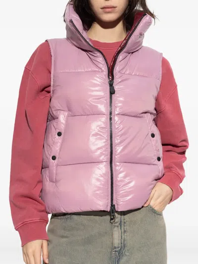 Save The Duck Ama Funnel-neck Jacket In Pink