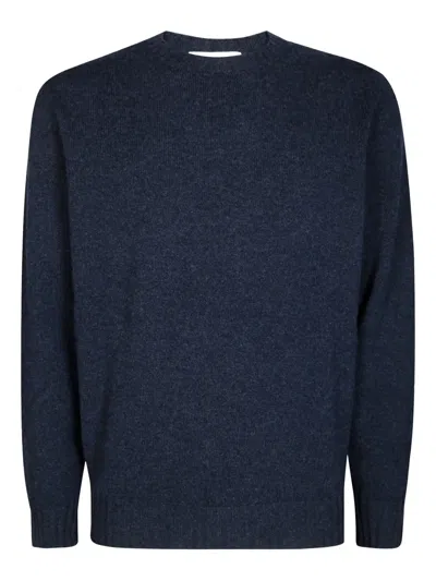 Filippo De Laurentiis Crewneck Sweater In Blue