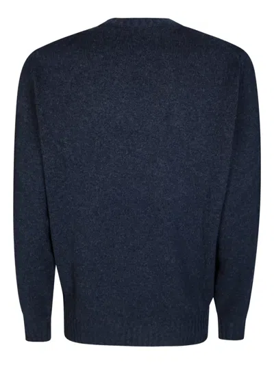 Filippo De Laurentiis Crewneck Sweater In Blue