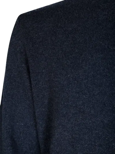 Filippo De Laurentiis Crewneck Sweater In Blue