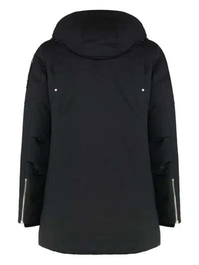 Moose Knuckles Original Stirling Down Parka In Black