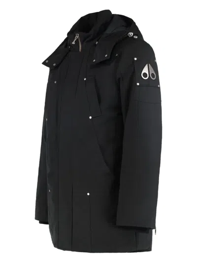 Moose Knuckles Original Stirling Down Parka In Black