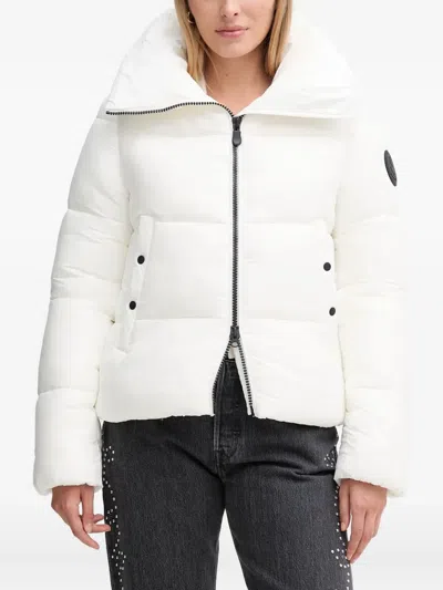 Save The Duck Chaqueta Alcochada - Blanco In Animal Print