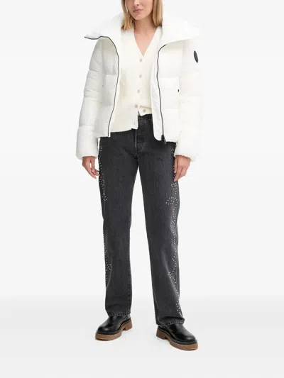 Save The Duck Chaqueta Alcochada - Blanco In Animal Print