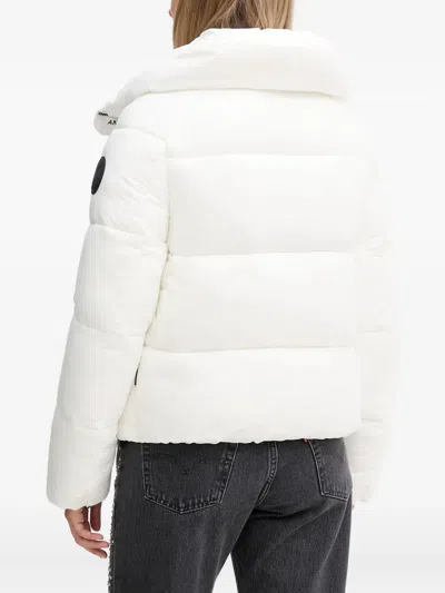 Save The Duck Chaqueta Alcochada - Blanco In Animal Print